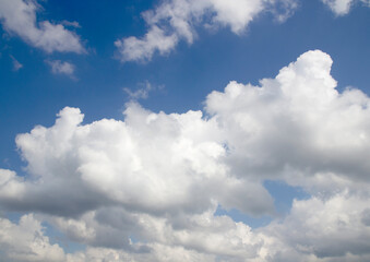 blue sky background with clouds