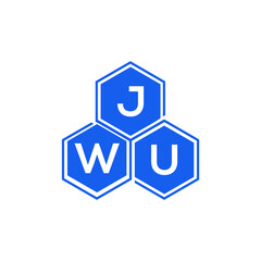 JWU letter logo design on White background. JWU creative initials letter logo concept. JWU letter design. 