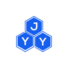 JYY letter logo design on White background. JYY creative initials letter logo concept. JYY letter design. 