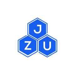JZU letter logo design on White background. JZU creative initials letter logo concept. JZU letter design. 