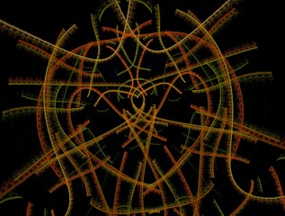 Imaginatory fractal abstract background Image