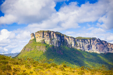 Wild mountains nature in brazil paradise