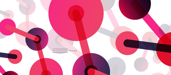 Network concept abstract background. Dots connection. Big data idea. Business template for wallpaper, banner, background or landing