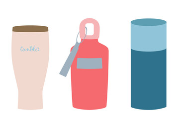 タンブラーのイラスト