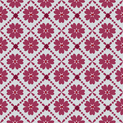 Vector seamless pattern. Weaving Pattern square more frequent, Vector seamless pattern. Modern stylish texture. Trendy graphic design for out clothes test equipment, interior, wallpaper mini flowers.