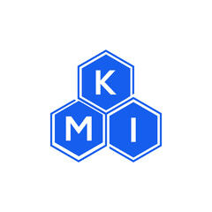 KMI letter logo design on White background. KMI creative initials letter logo concept. KMI letter design. 
