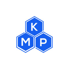 KMP letter logo design on White background. KMP creative initials letter logo concept. KMP letter design. 
