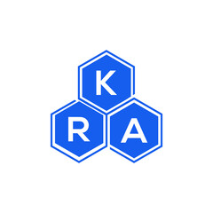 Obraz premium KRA letter logo design on White background. KRA creative initials letter logo concept. KRA letter design. 