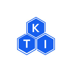 KTI letter logo design on White background. KTI creative initials letter logo concept. KTI letter design. 
