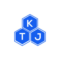 KTJ letter logo design on White background. KTJ creative initials letter logo concept. KTJ letter design. 

