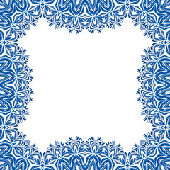 Frame ornament vintage design.