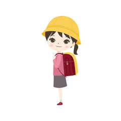 新一年生 女の子 桜なし