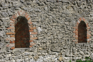 Loopholes in a stone wall
