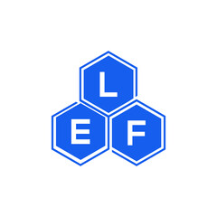 LEF letter logo design on White background. LEF creative initials letter logo concept. LEF letter design. 