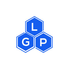LGP letter logo design on White background. LGP creative initials letter logo concept. LGP letter design. 