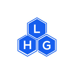 LHG letter logo design on White background. LHG creative initials letter logo concept. LHG letter design. 