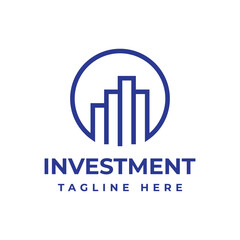 modern investment logo concept