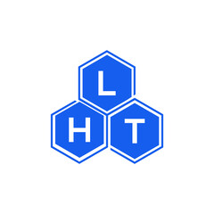 LHT letter logo design on White background. LHT creative initials letter logo concept. LHT letter design. 