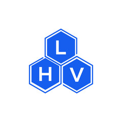 LHV letter logo design on White background. LHV creative initials letter logo concept. LHV letter design. 