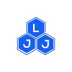 LJJ letter logo design on White background. LJJ creative initials letter logo concept. LJJ letter design. 