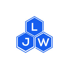 LJW letter logo design on White background. LJW creative initials letter logo concept. LJW letter design. 