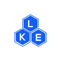 LKE letter logo design on White background. LKE creative initials letter logo concept. LKE letter design. 