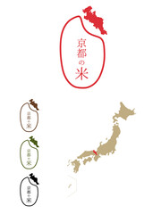 日本のおいしい米産地-京都