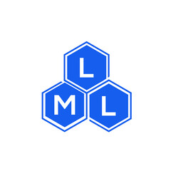 LML letter logo design on White background. LML creative initials letter logo concept. LML letter design. 