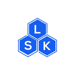 LSK letter logo design on White background. LSK creative initials letter logo concept. LSK letter design. 