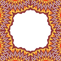 Frame ornament vintage design.