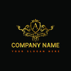 Luxury latter logo for company 