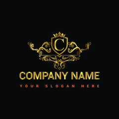Luxury latter logo for company 