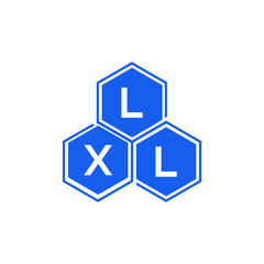 LXL letter logo design on White background. LXL creative initials letter logo concept. LXL letter design. 