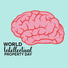 Basic RGB. World Intellectual Property Day. vector illustration. Suitable for gretting card. 