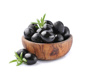 Sweet olives in wooden plate