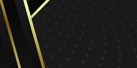 Modern black and gold background