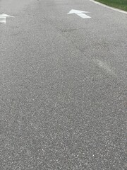 Fototapeta premium asphalt road with lines