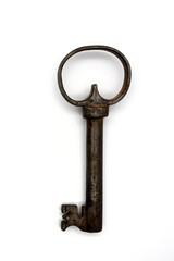 old antique key old craftsmanship