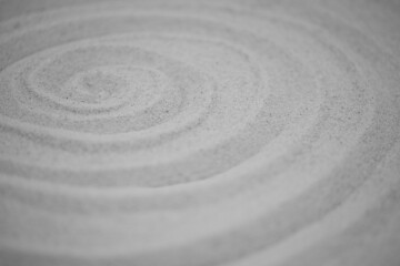 Fototapeta na wymiar sand background with circles, zen style