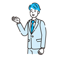 線画人物