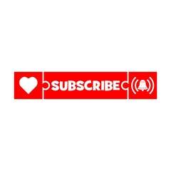 Subscribe icon symbol isolated on white background