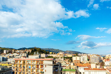 Fototapeta na wymiar Street view of downtown in Messina, Italy