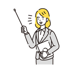 人物イラスト　線画