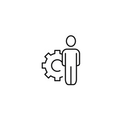 Obraz premium managin icons symbol vector elements for infographic web