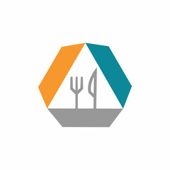 fork and spoon restaurant logo vector template Part 2