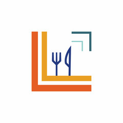 fork and spoon restaurant logo vector template Part 2