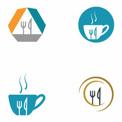 fork and spoon restaurant logo vector template Part 2