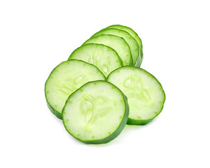 cucumber isolated on white background