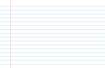 Paper sheet with lines. Paper sheet with lines background. Notebook texture. Page of notepad for school, college and memo. Striped note page. Vector