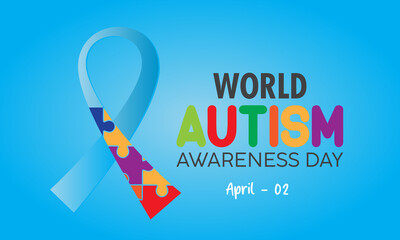 World Autism Awareness Day. Autism community appreciation vector banner, card, poster, background.